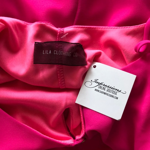 NWT Lila Clothing Co. Spaghetti Strap Dress, Large - Picture 9 of 10